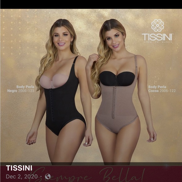 ISSI Women's Shapewear Bodysuit in Warm Brown - Picture 2 of 6